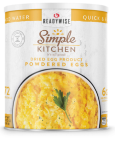 Simple Kitchen Powdered Eggs - 72 Serving Can