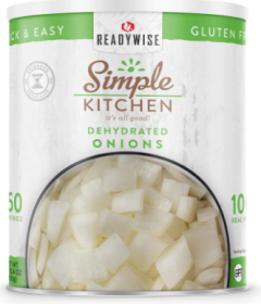 Simple Kitchen Dehydrated Chopped Onions - 250 Serving Can