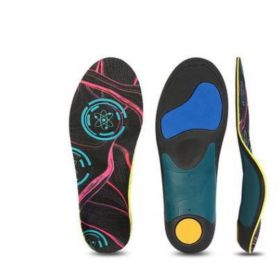 Arch Support Flat Foot Sports Shock Absorption Insole (Option: Red Differentiation-M 40to41 265mm)