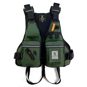 Outdoor Multifunctional Life Vest (Option: Army green)