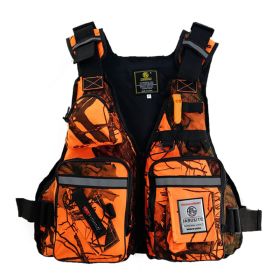 Outdoor Multifunctional Life Vest (Option: Orange camouflage)